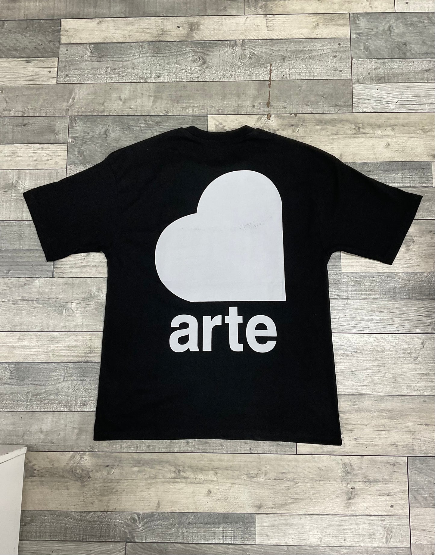T-shirt Arte Cœur Noir