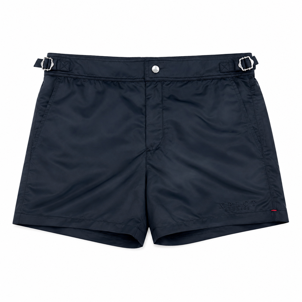 XPLCT STUDIOS Monaco Swim Short Noir – Short de Bain Premium Homme