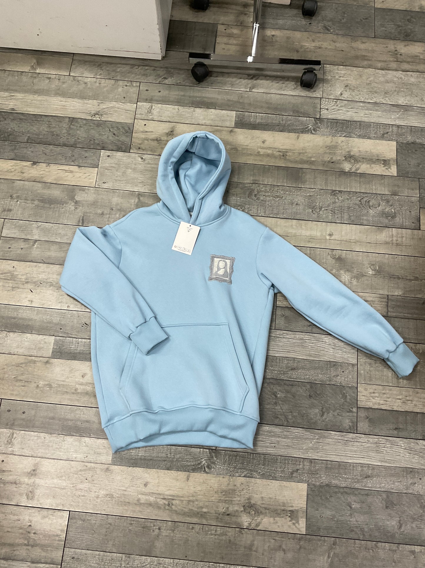 Hoodie Mona Lisa - Connect Studio Paris - Bleu Gris