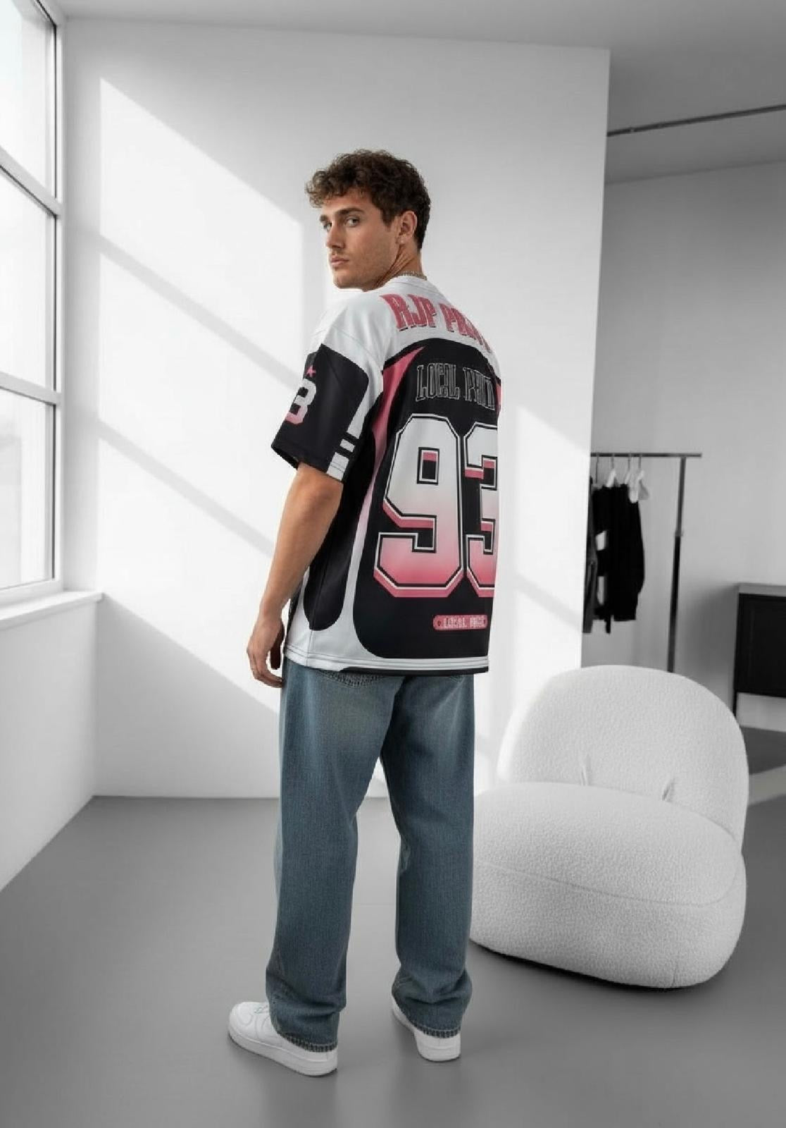 T-shirt Jersey Oversize “Local Tour 93” Connect Studio Paris