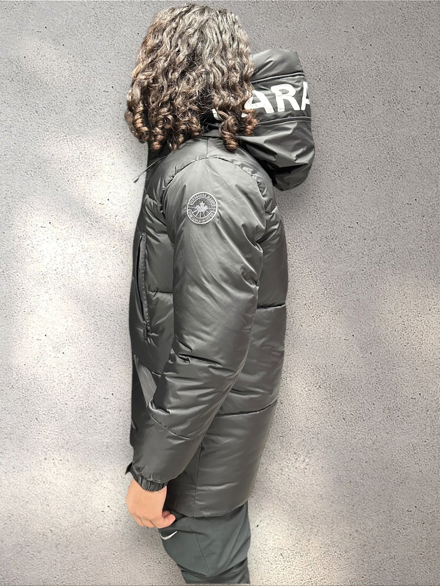 Parka Paragoose ASPEN -10°C Noir | Capuche zippée logo & isolation extrême