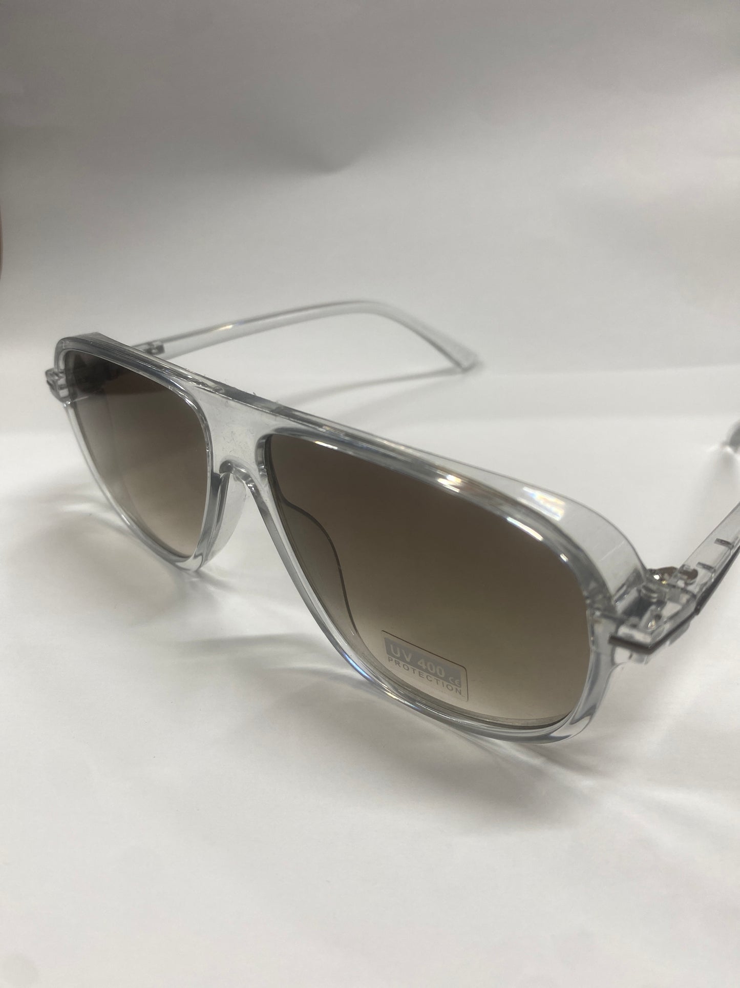Lunettes de Soleil - 100% UV PROTECTION Teinte Gris beige