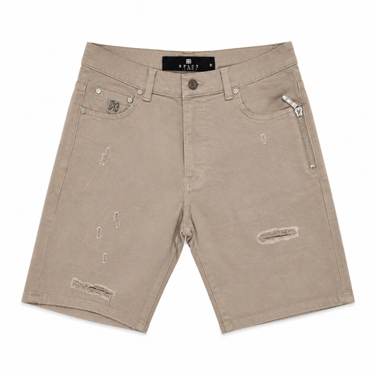 Short Beige XPLCT Studios Havana – Short Streetwear Homme Premium