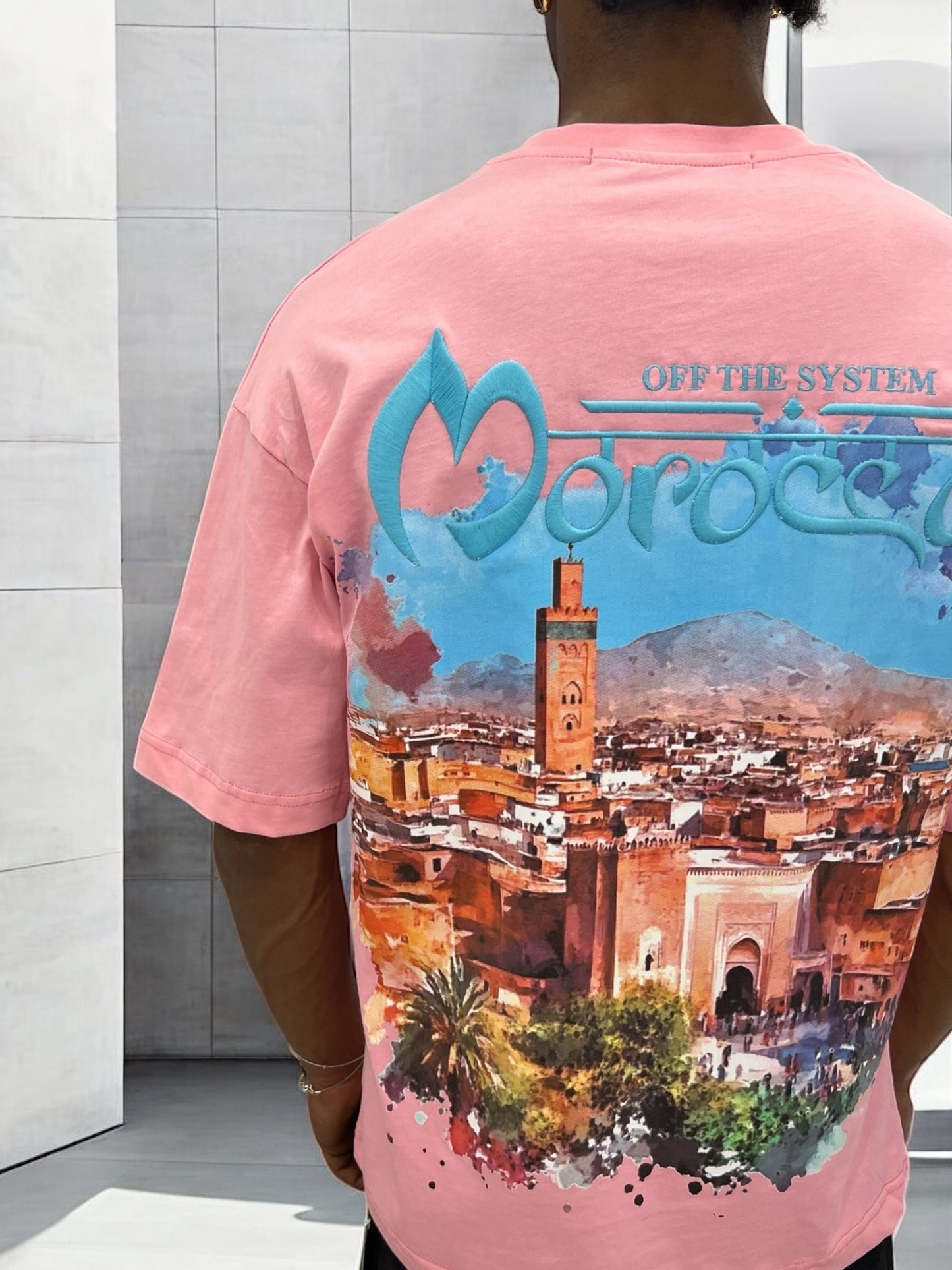 T-shirt MOROCCO VIBES - rose