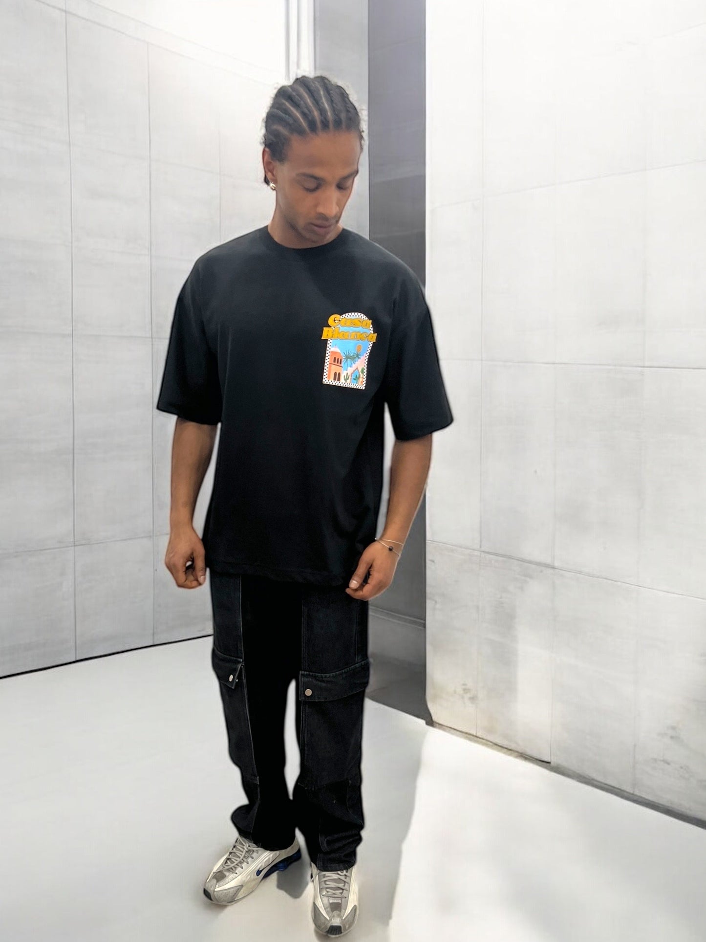 T-shirt CASABLANCA VICES CITY - Noir
