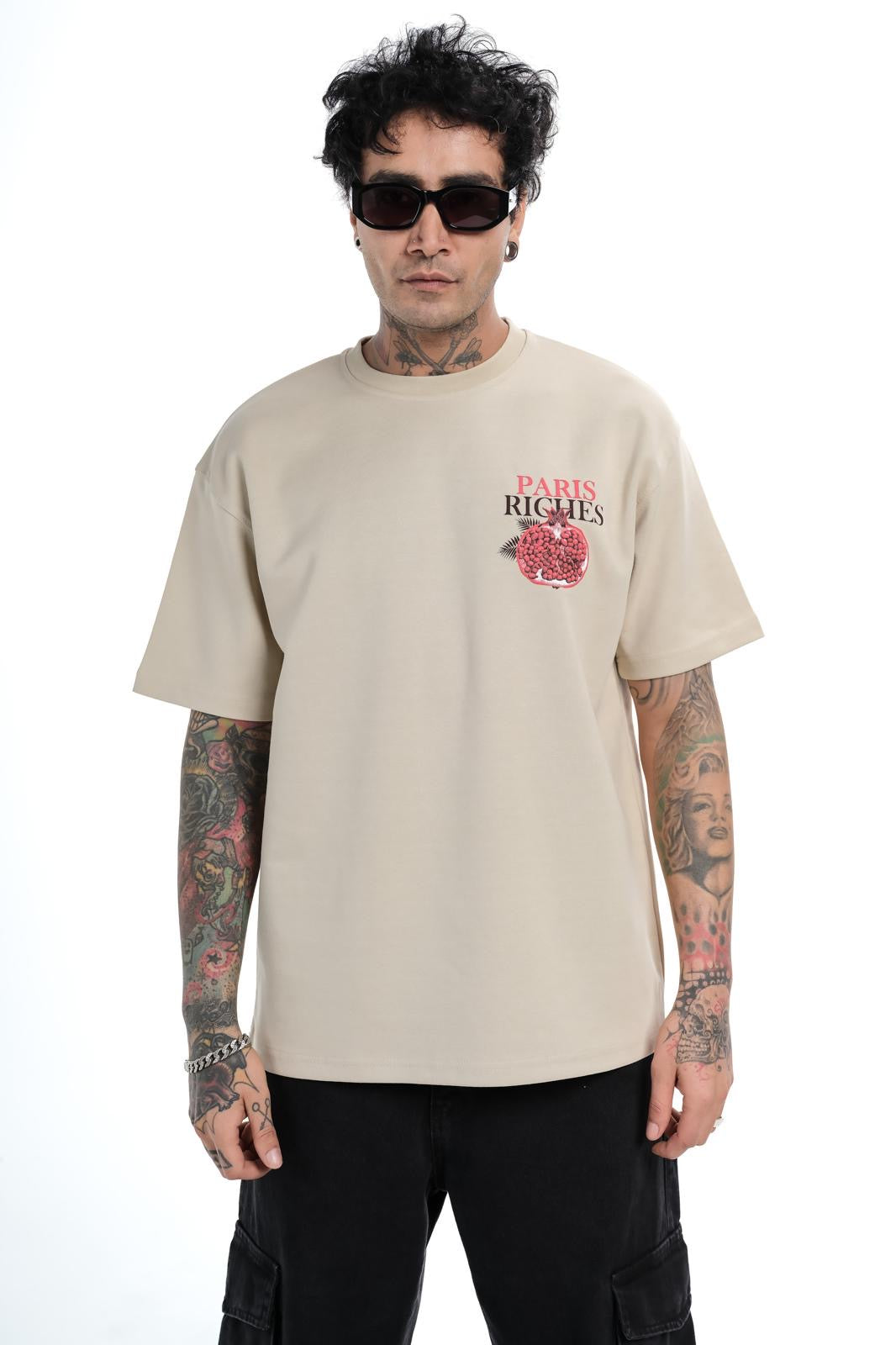 T-shirt Riches Paris Beige Réf: RCH-864 (Grenade)