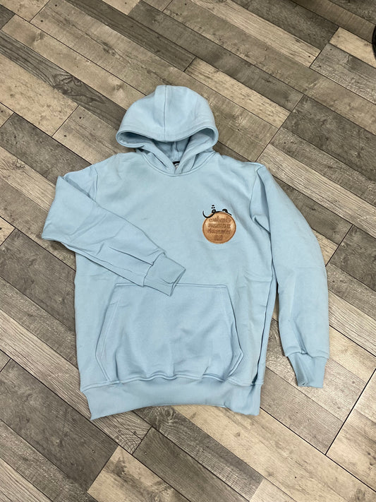 Palestine peace - Hoodie - Connect Studio Paris - bleu ciel