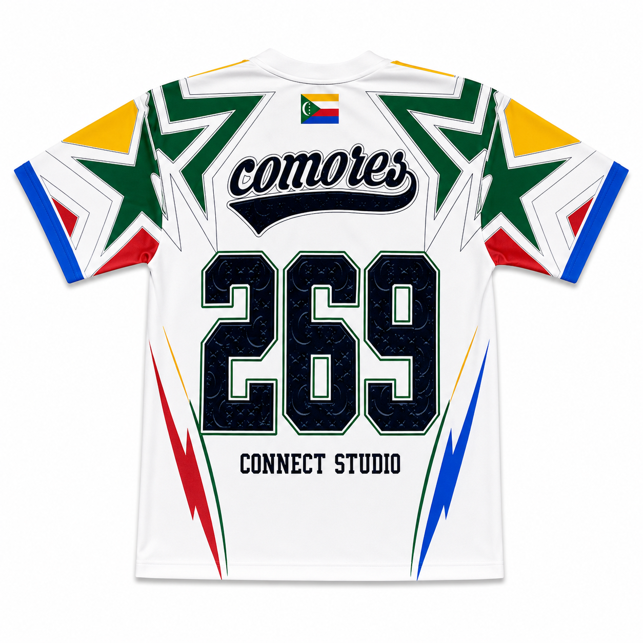 T-Shirt Comores 269 Connect Studios – Édition Coupe du Monde 2026