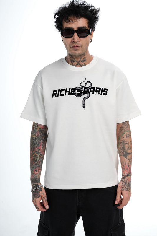 T-shirt Riches Paris Blanc Ref: RCH-881 (Serpent)