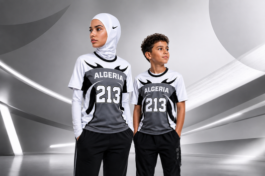 Maillot Unisexe Algeria Athletic 213 – Femme, Enfant & Homme | Connect Studio Paris