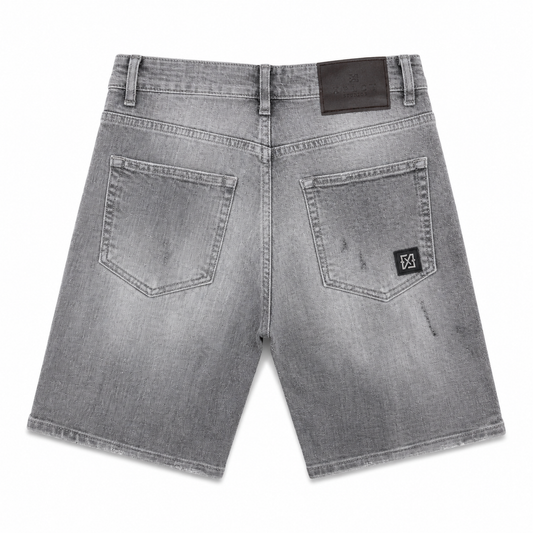 Short Jean Gris XPLCT Studios Micro Destroy – Short Streetwear Homme Premium