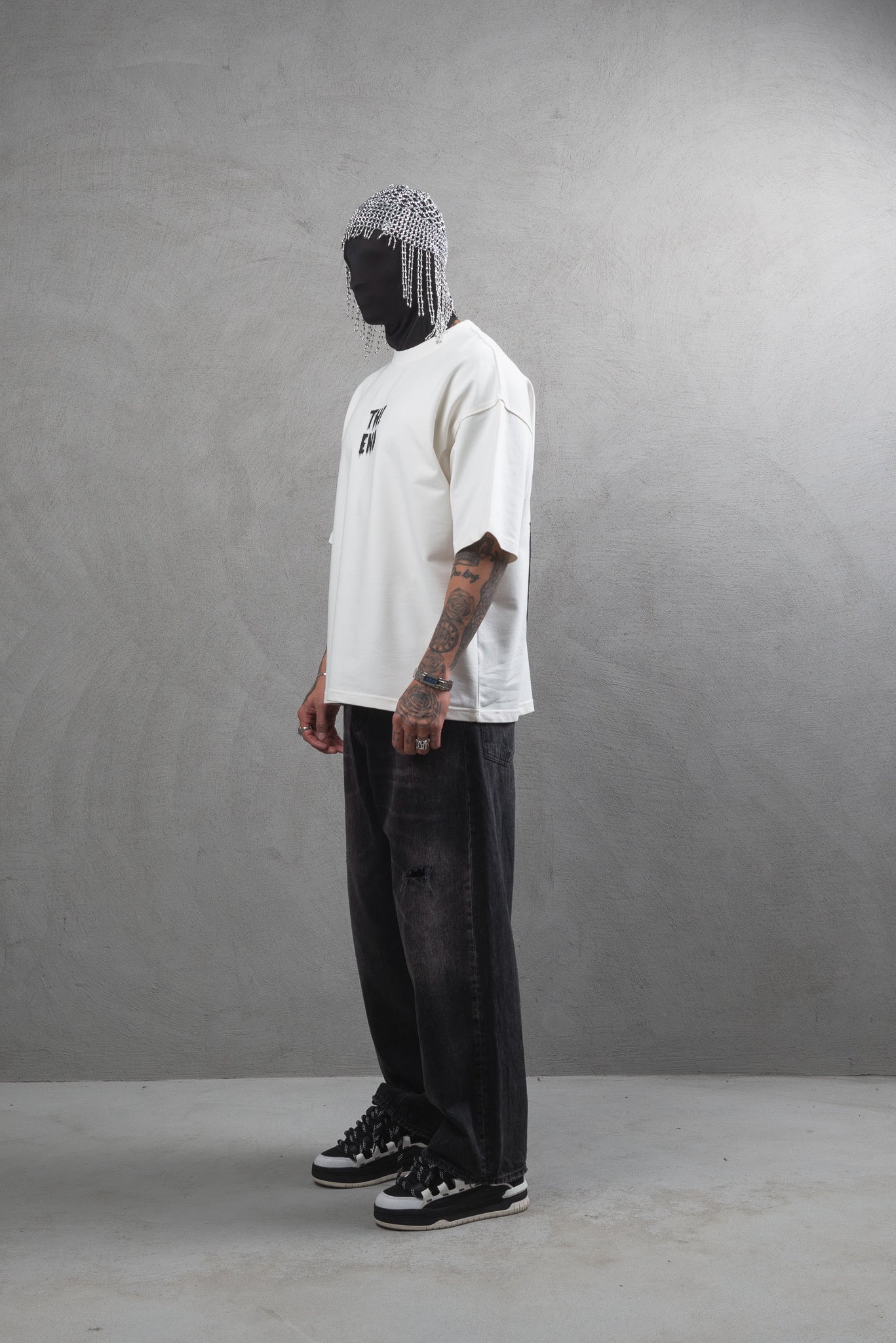 T-SHIRT OVERSIZE, THE END, BLANC  - Spring/Summer 2025