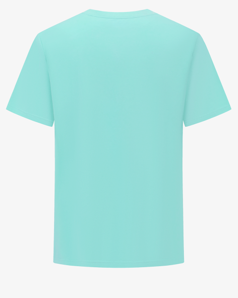 T-shirt Chabrand Logo Encadré - Bleu Blanc