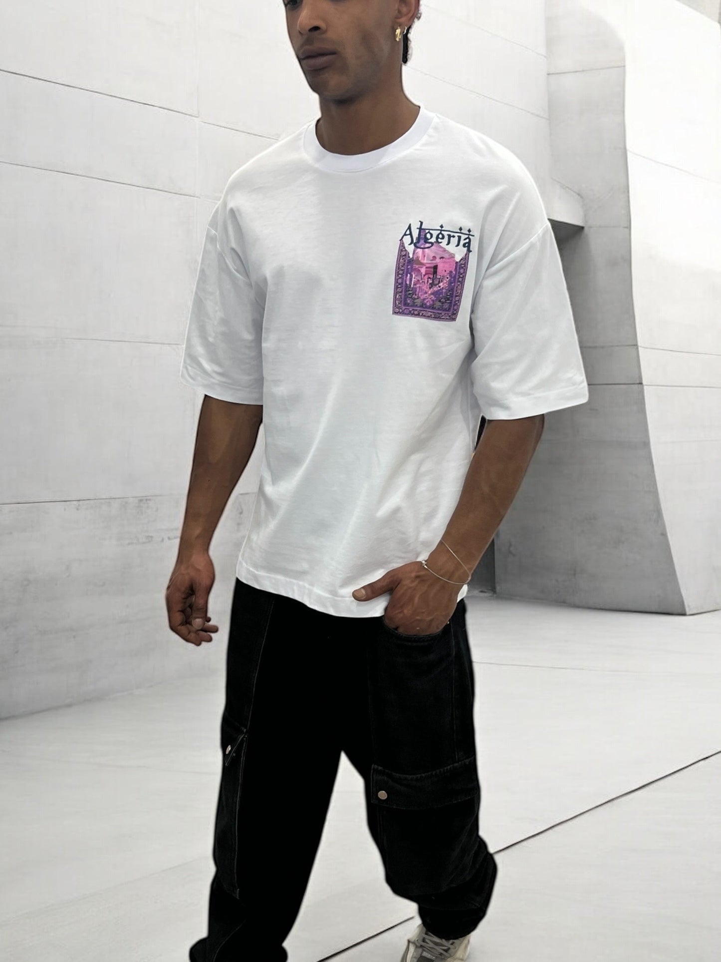 T-shirt ALGĖRIA - blanc
