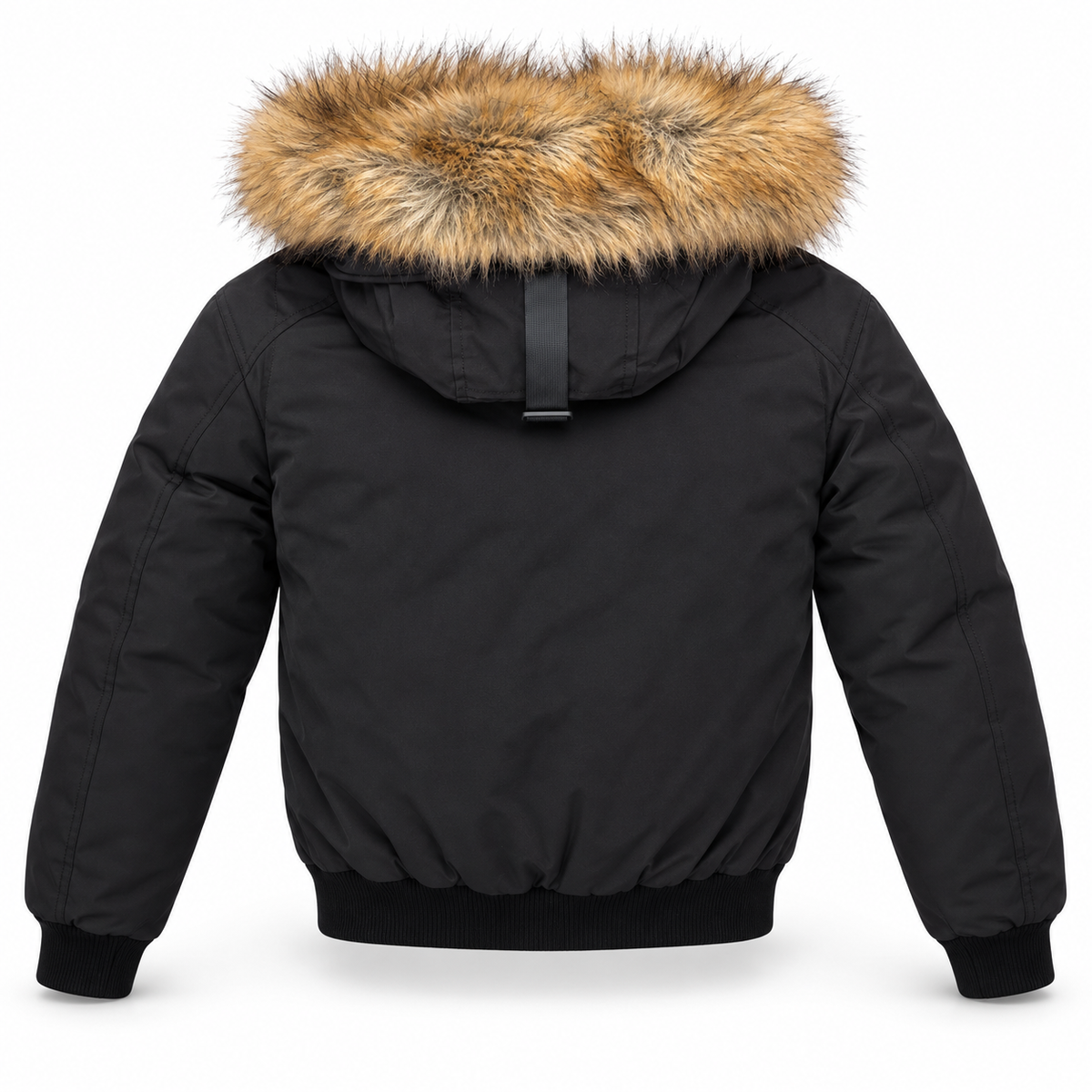 OCTA Bomber Arctic à Capuche Fourrure – Noir