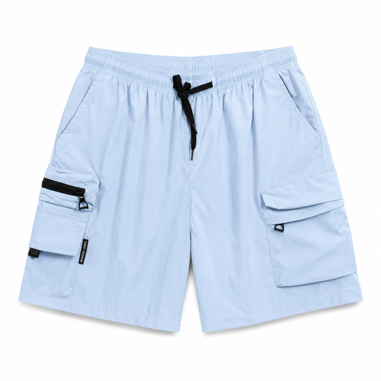 Short Cargo Technique UNTRACED Bleu Ciel – Nylon Léger Été Homme
