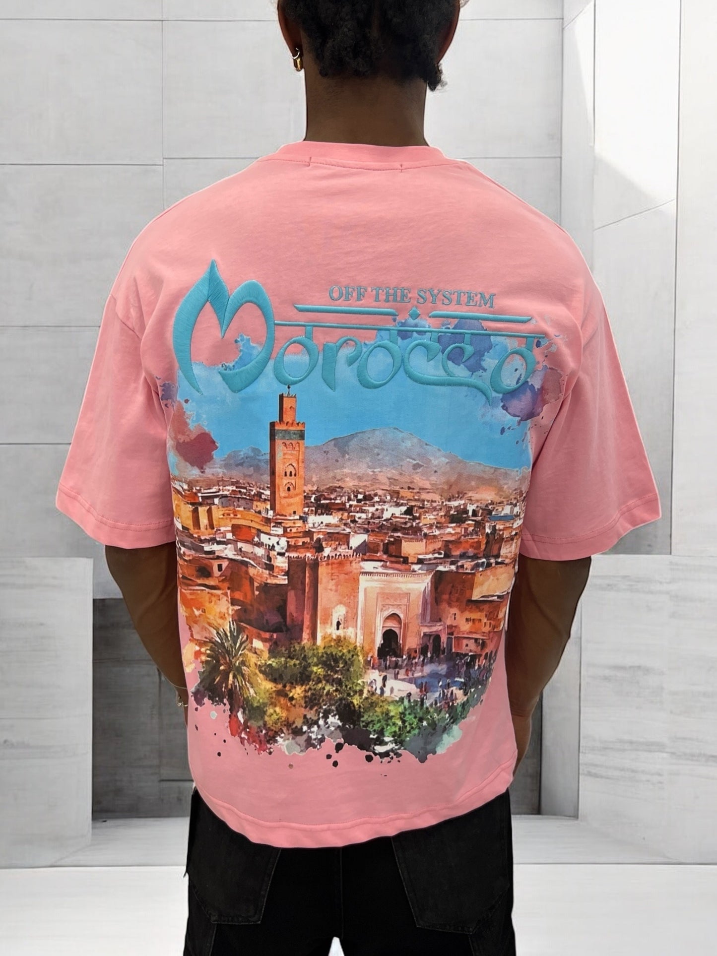 T-shirt MOROCCO VIBES - rose