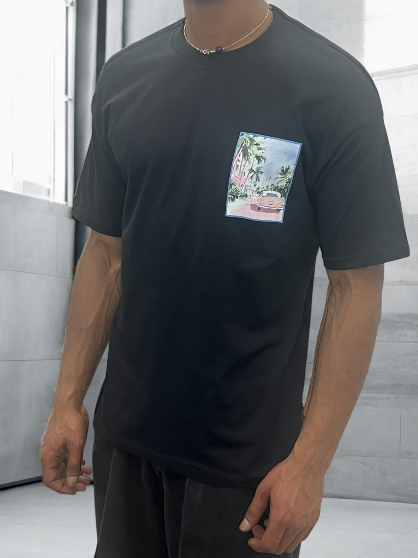 T-shirt RUE DE CASABLANCA - noir