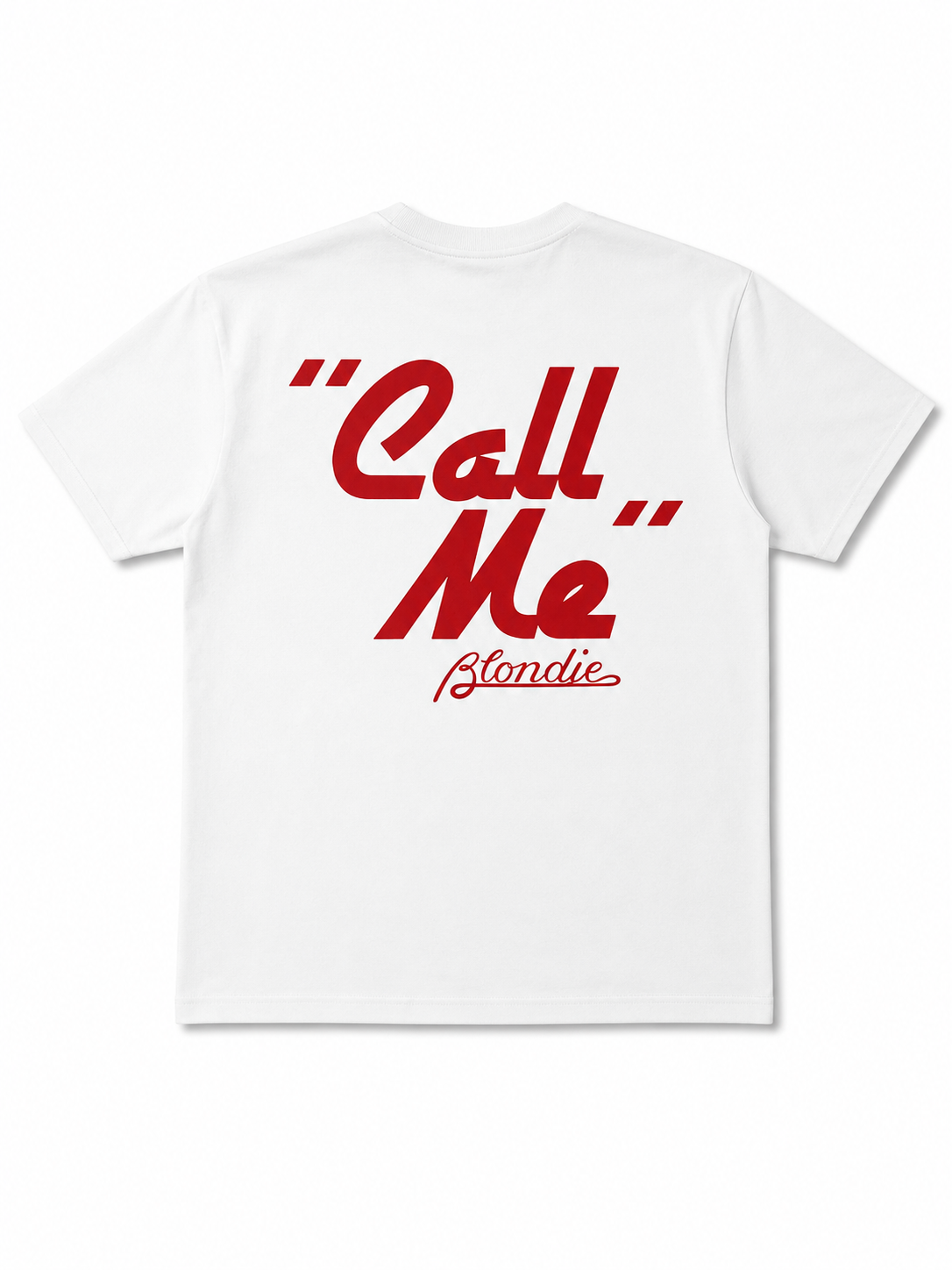 T-shirt "Call me Blondie" Noir et Rouge