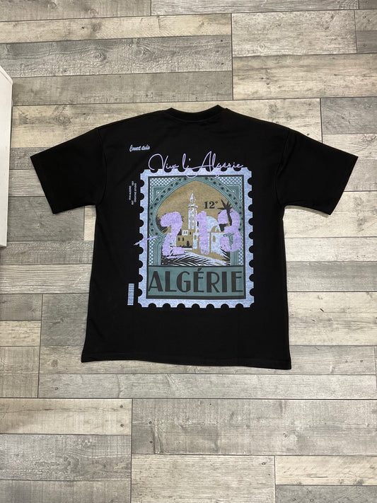 T-SHIRT VIVA L’ ALGERIE +213 - Noir Spécial Production