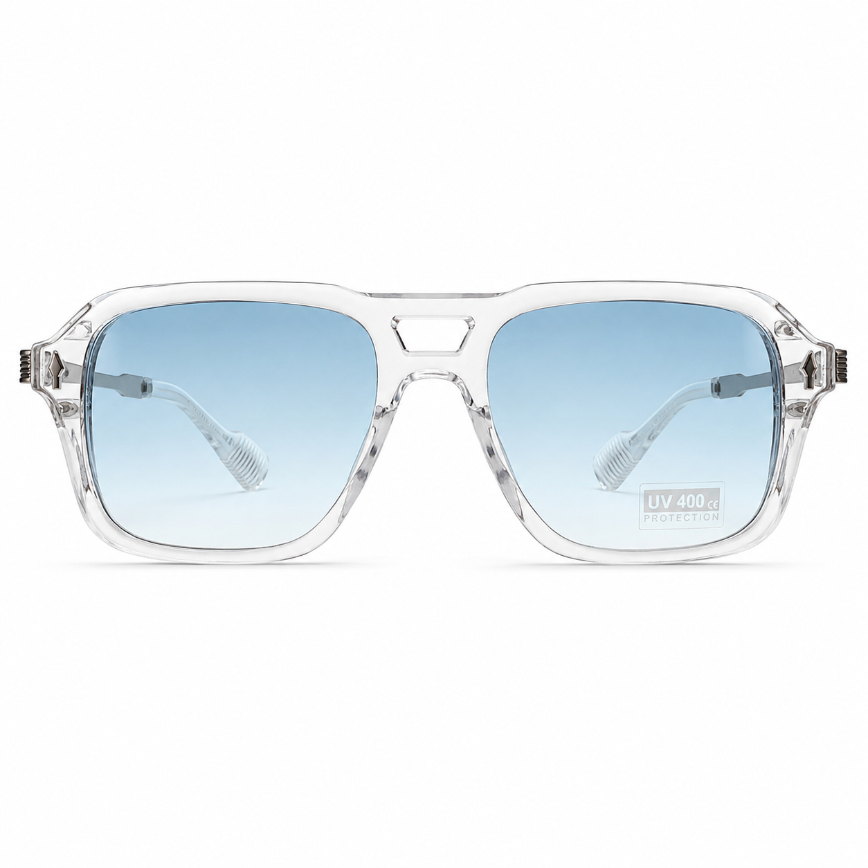 Lunettes de Soleil  Transparentes Bleu Glacier UV400 – Homme & Femme