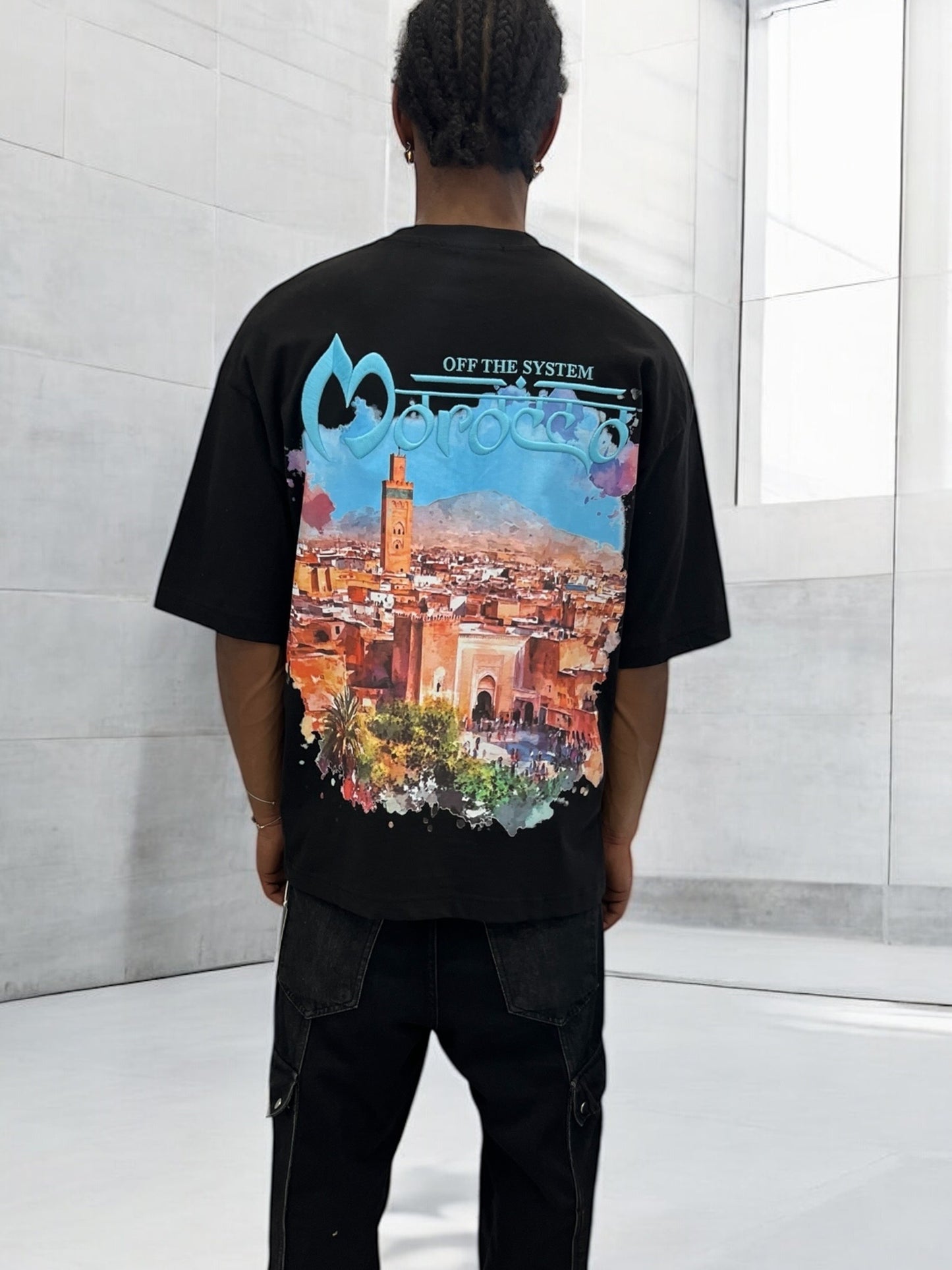 T-shirt MOROCCO VIBES - noir