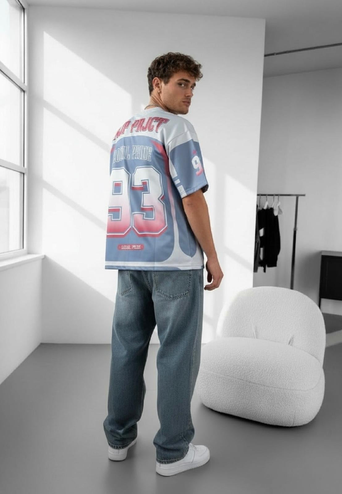 T-shirt Jersey Oversize “Local Tour 93” Connect Studio Paris