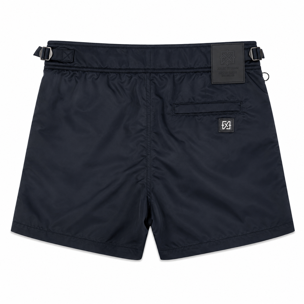 XPLCT STUDIOS Monaco Swim Short Noir – Short de Bain Premium Homme