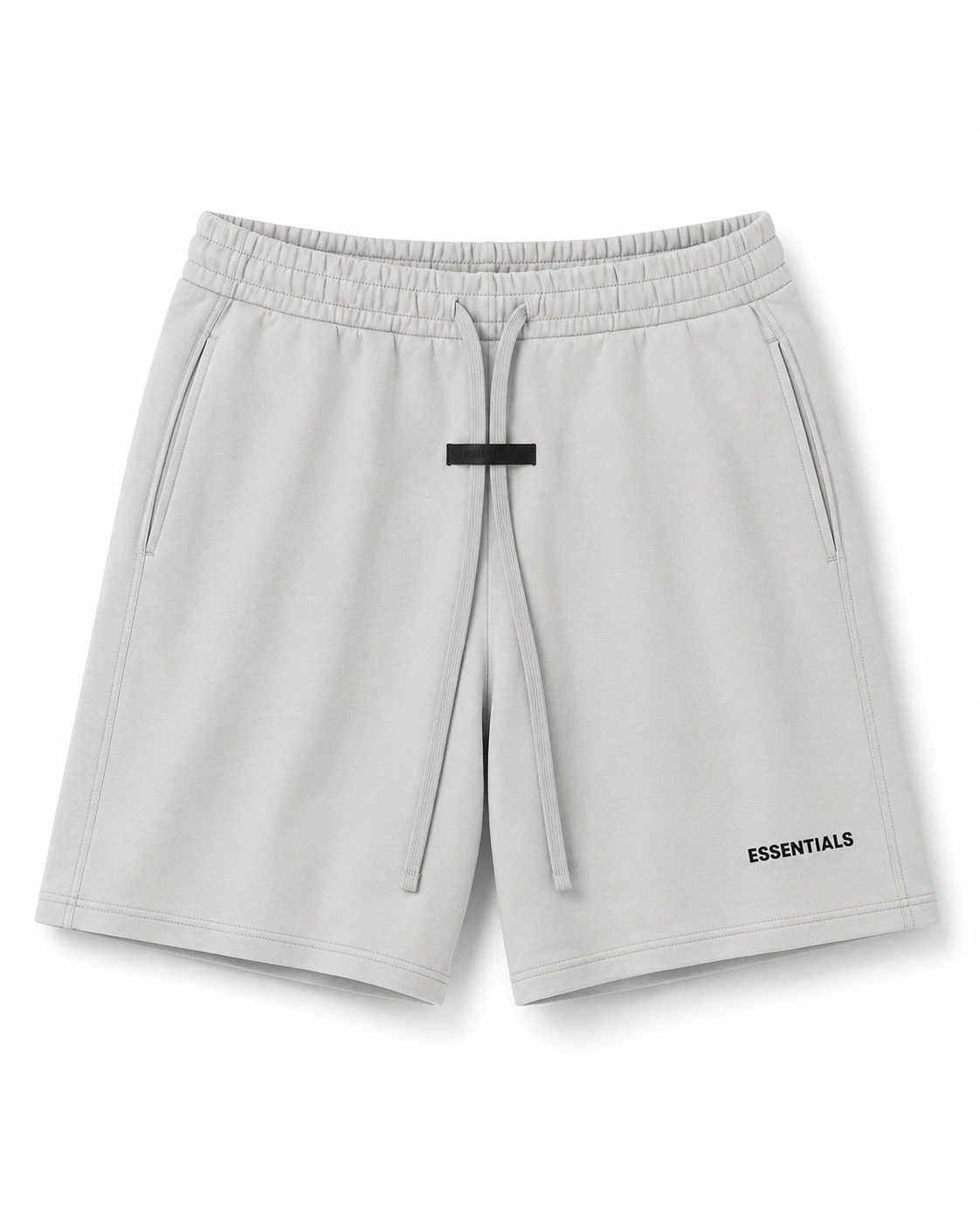 Ensemble ESSENTIALS Homme Light Grey/Gris Clair Froid| T-Shirt Oversize + Short Premium