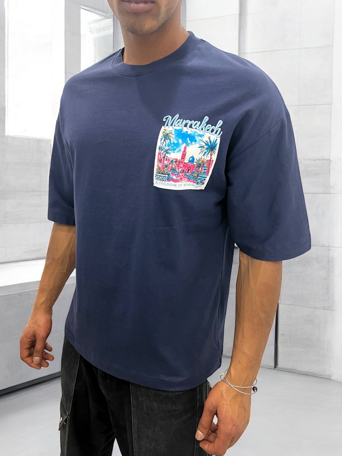 T-shirt MARRAKESH KINGDOM OF MOROCCO - bleu nuit