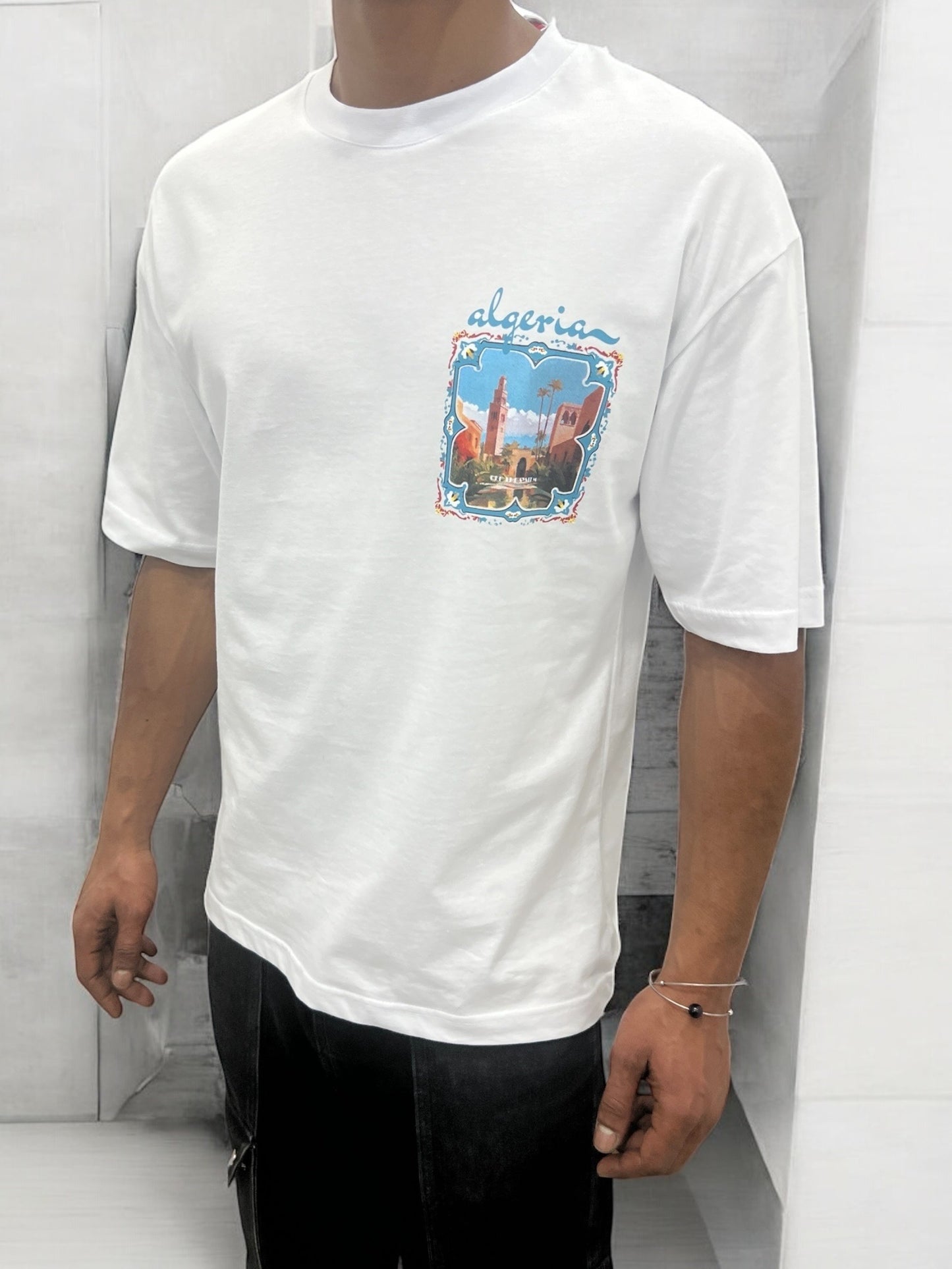 T-shirt ALGERIA - blanc
