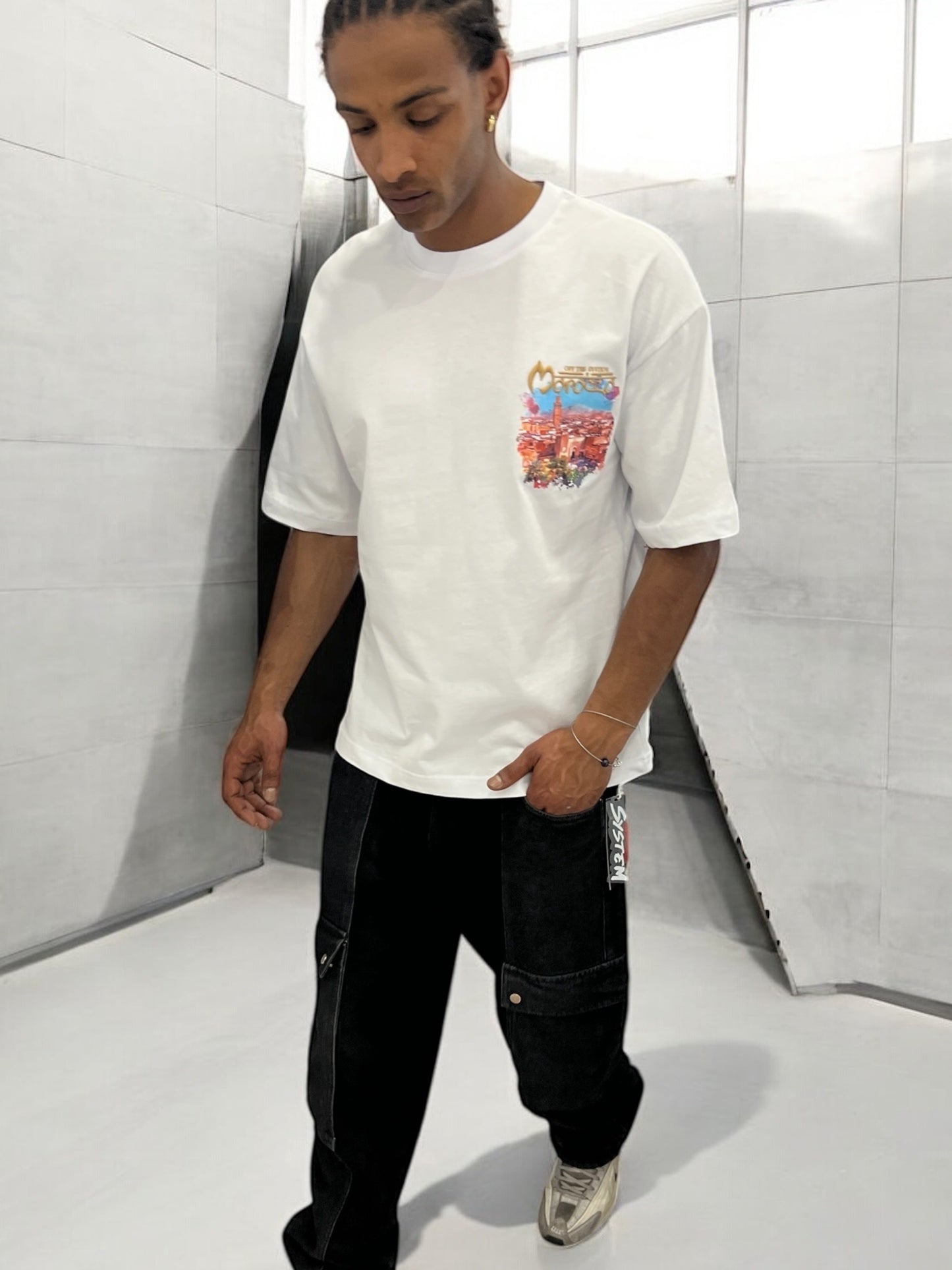 T-shirt MOROCCO VIBES - blanc