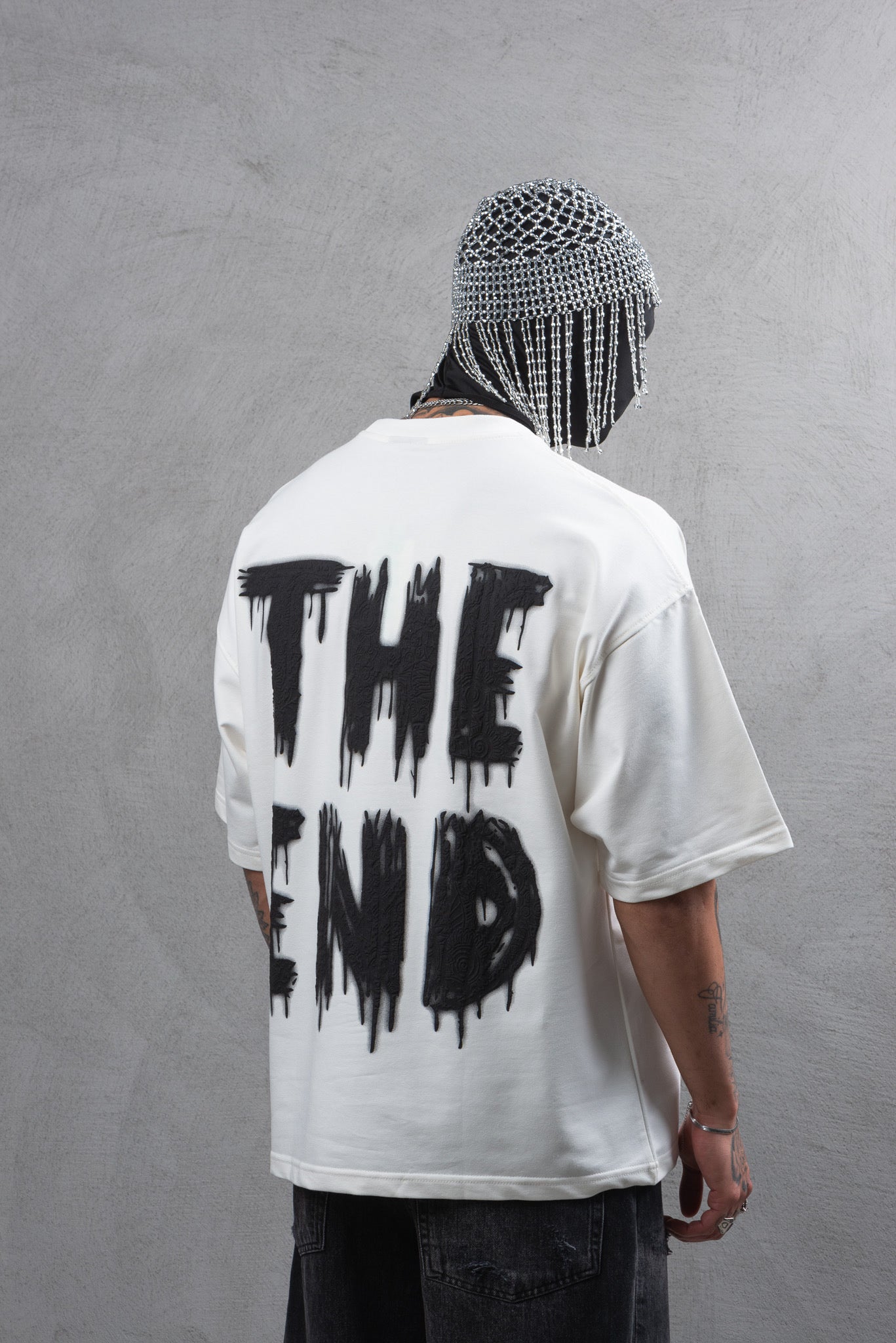 T-SHIRT OVERSIZE, THE END, BLANC  - Spring/Summer 2025