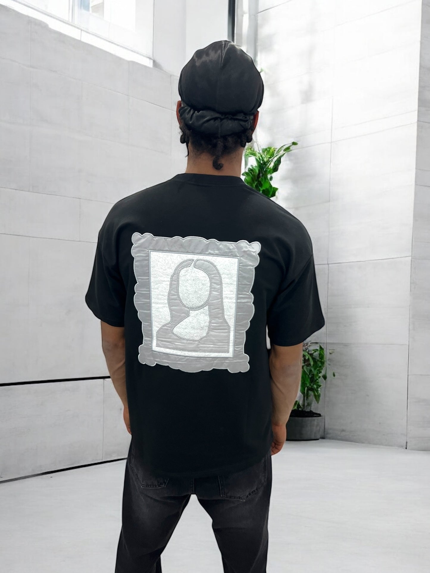 T-shirt Art Class – Mona Stylisée (Noir)