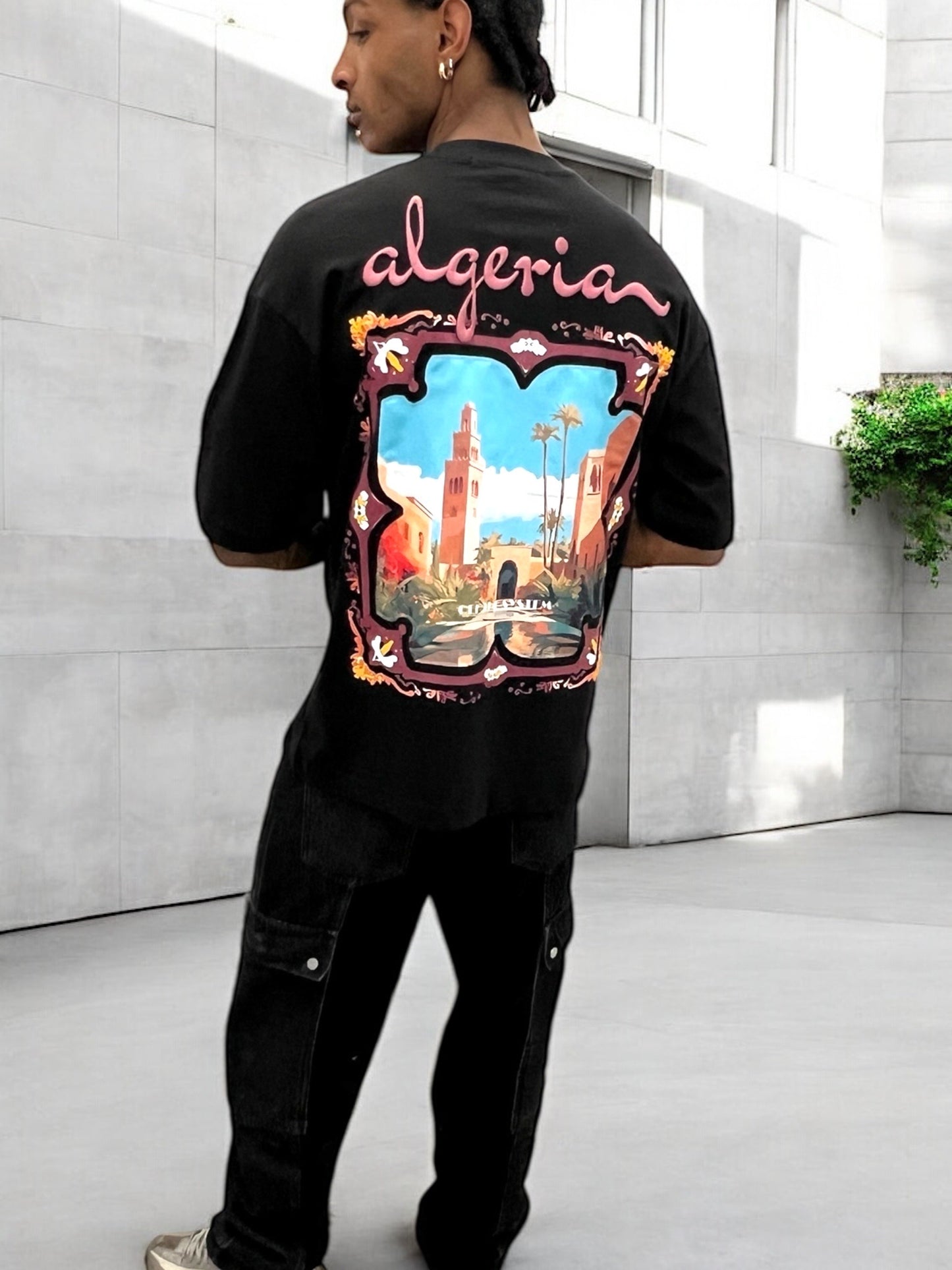 T-shirt ALGERIA - noir