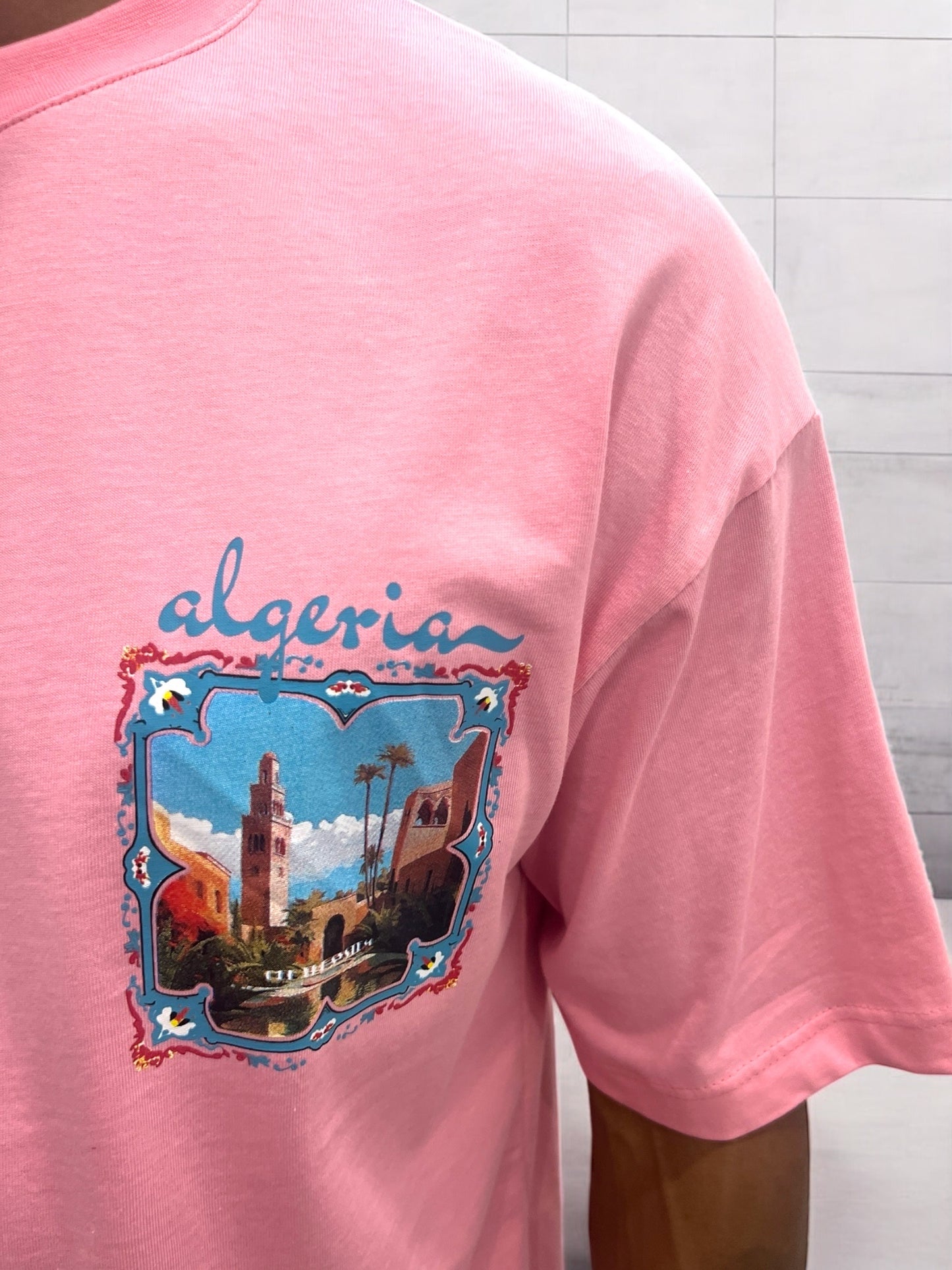 T-shirt ALGERIA - rose