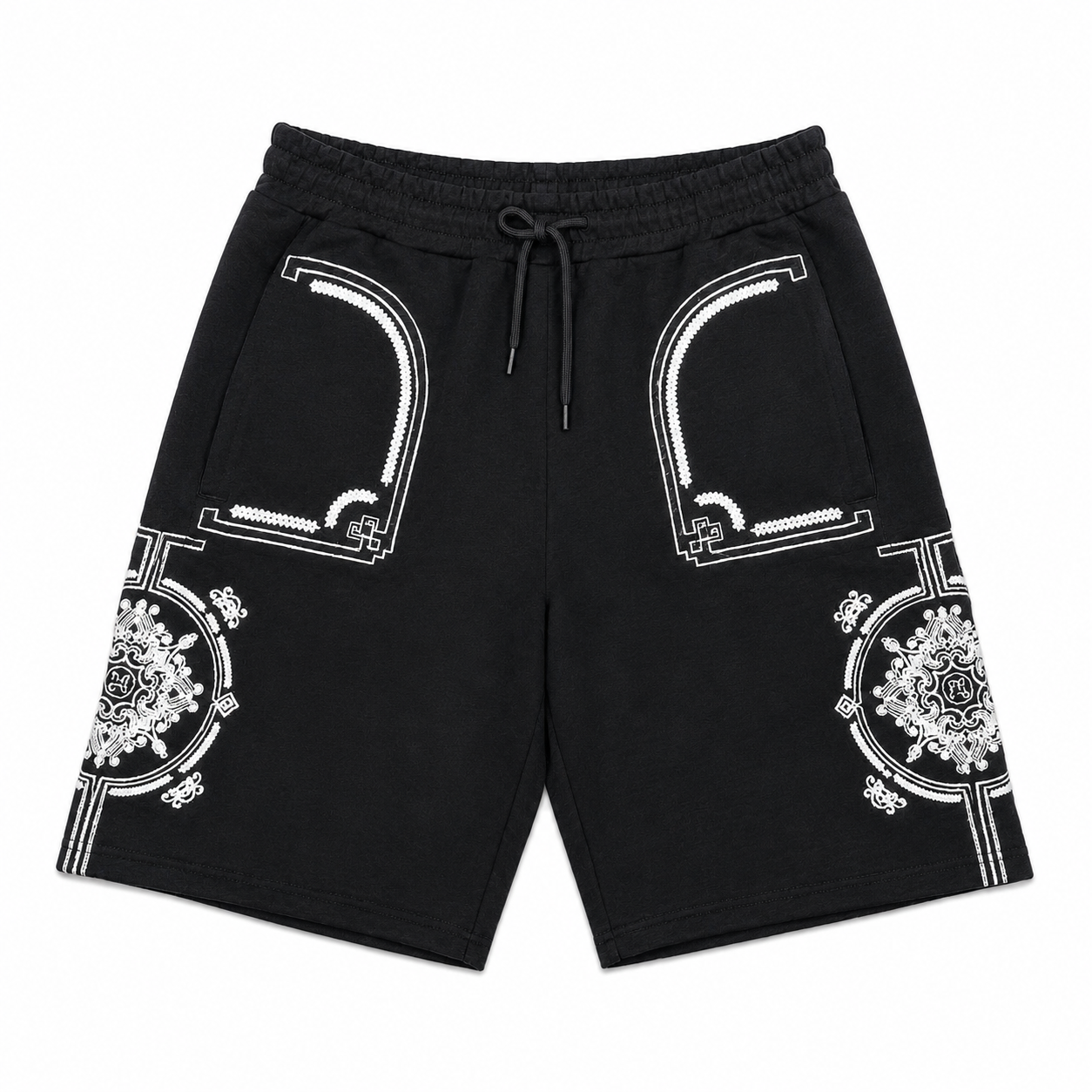 Ensemble Plus Eighteen Noir Brodé Premium – T-shirt & Short Streetwear