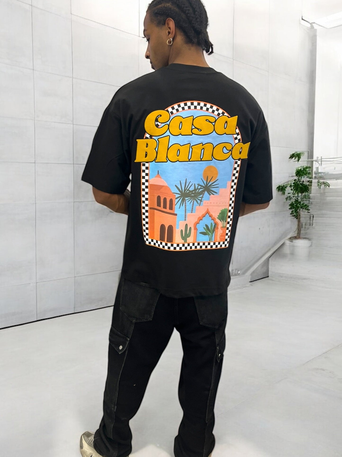 T-shirt CASABLANCA VICES CITY - Noir