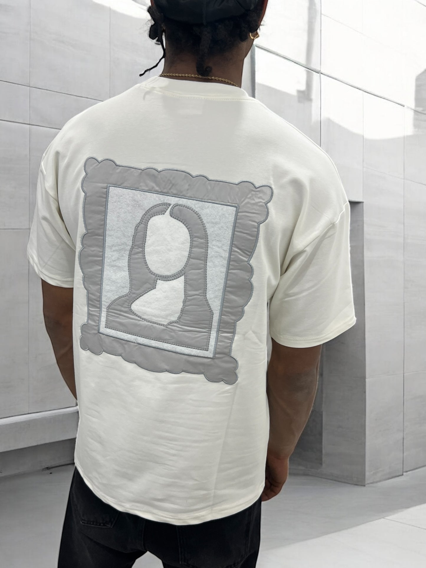 T-shirt Art Class – Mona Stylisée (Noir)