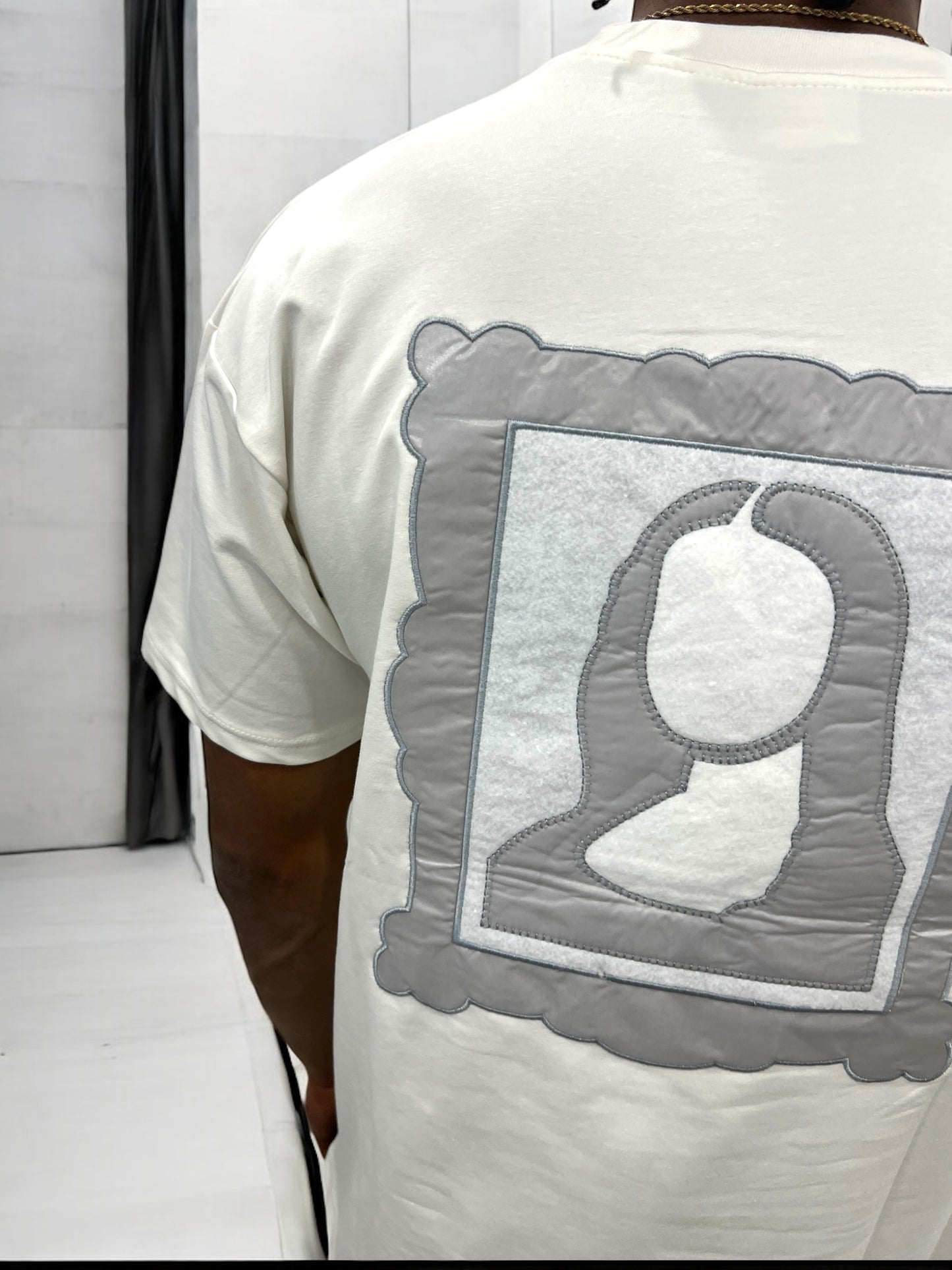 T-shirt Art Class – Mona Stylisée (Noir)