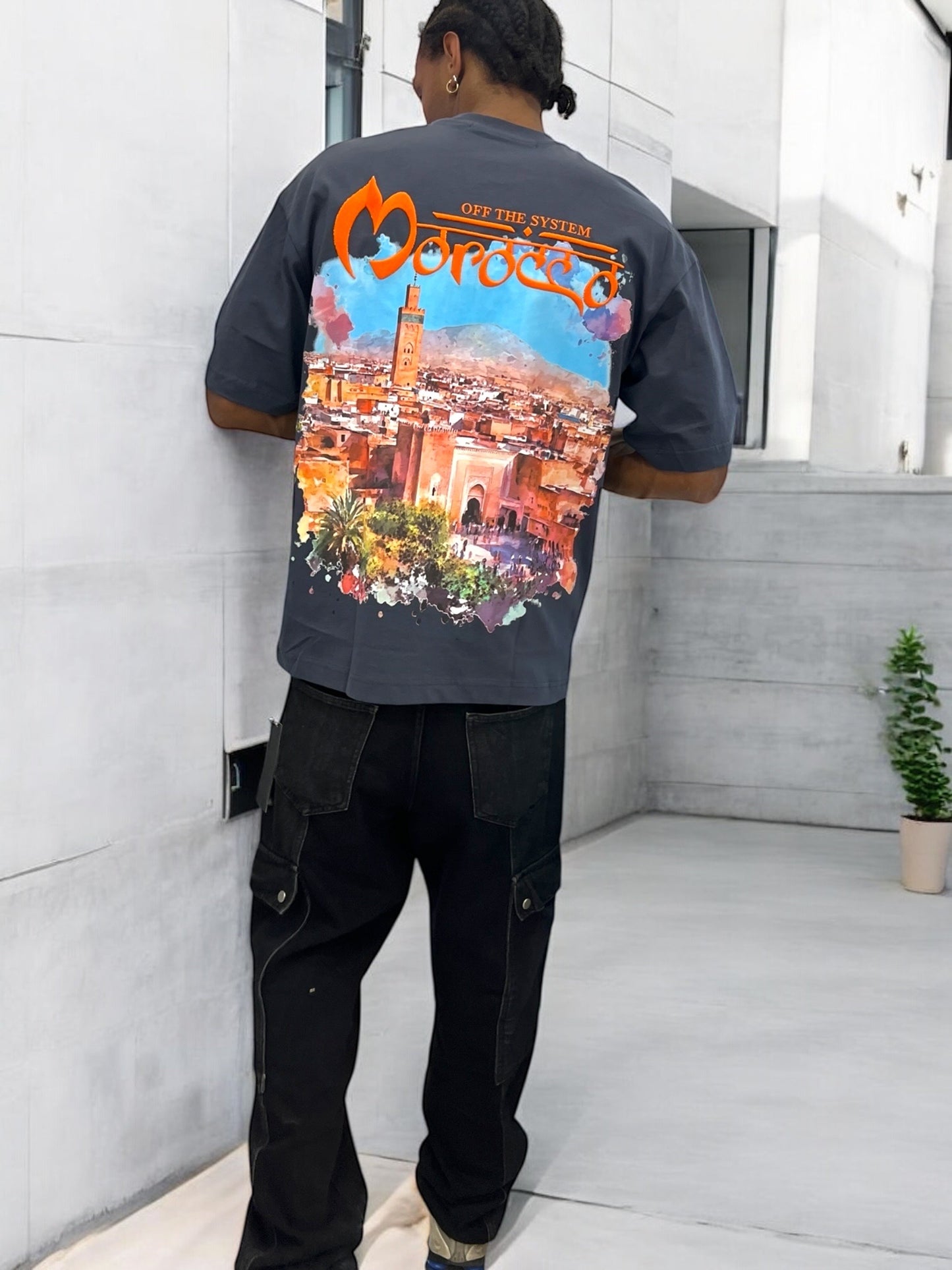 T-shirt MOROCCO VIBES - bleu nuit