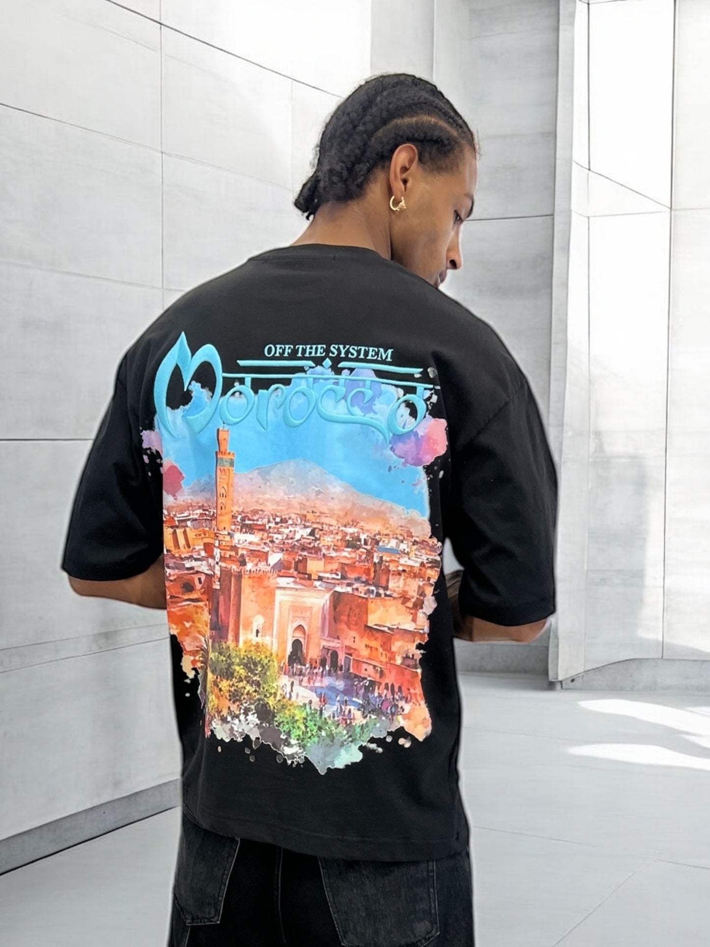 T-shirt MOROCCO VIBES - noir