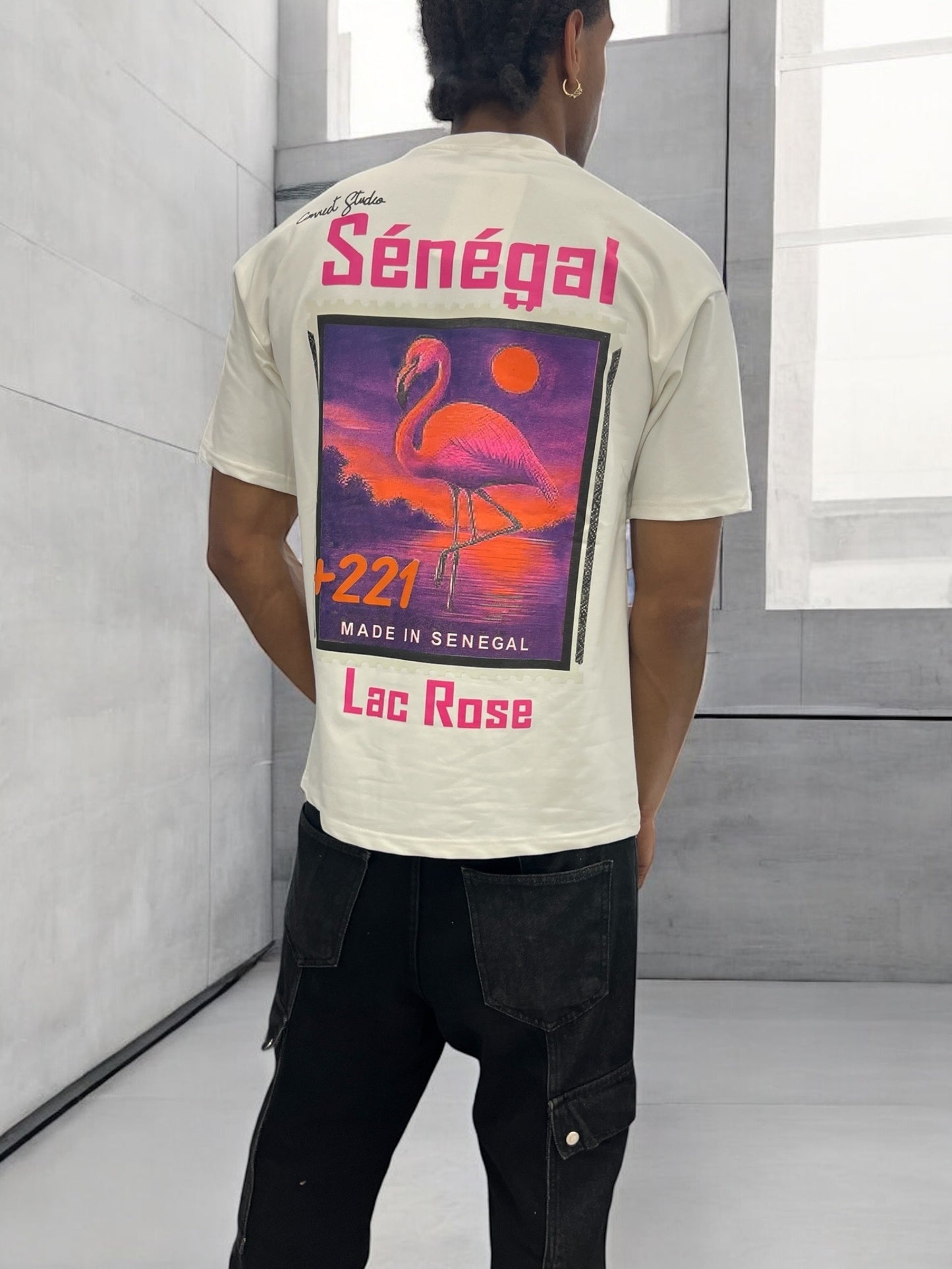 T-shirt “Sénégal – Lac Rose” 🇸🇳 – Connect Studio – Unisexe