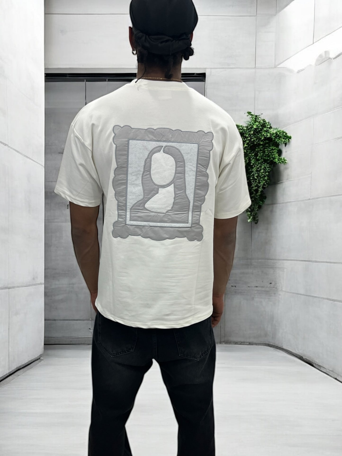 T-shirt Art Class – Mona Stylisée (Noir)