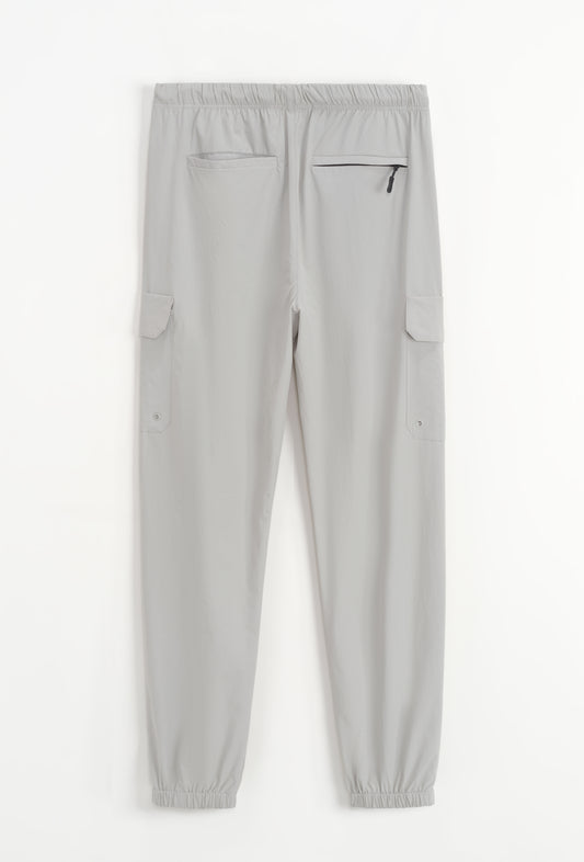 Pantalon Cargo Gris « Tissu Façon St*ne Isl*nd »