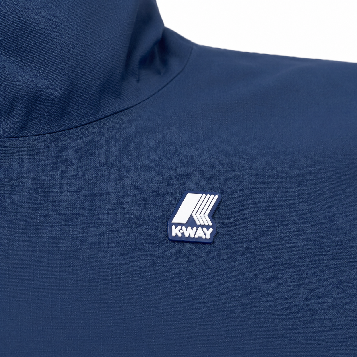 K-WAY -Jukes Macro Ripstop Bleu Marine – Veste Coupe-Vent Matelassée Compressible Homme Femme