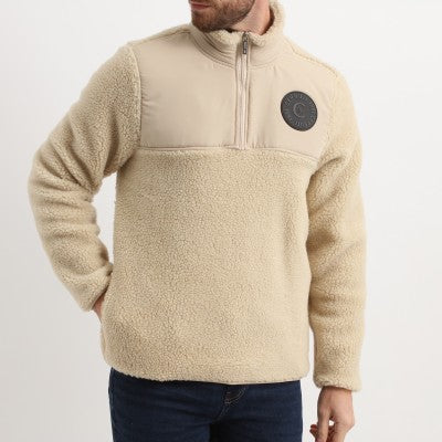 CERRUTI 1881
Sherpa Frontignan - Polaire Sans Capuche - Beige