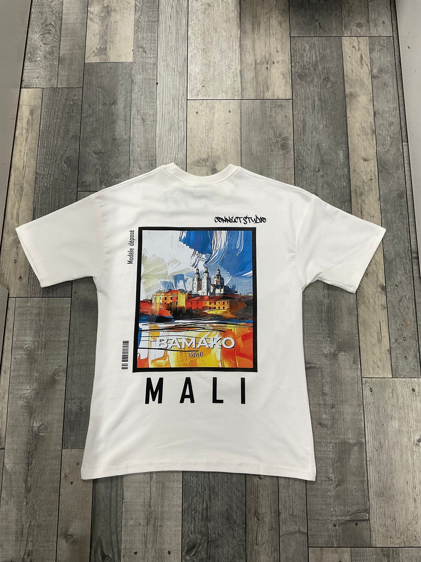 T-shirt ‘’Mali - Bamako ‘’ 🇲🇱 - Blanc