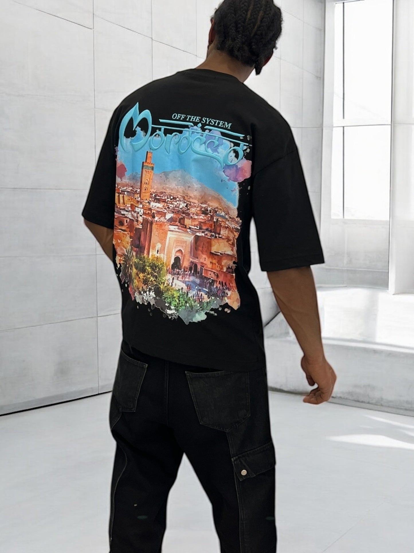T-shirt MOROCCO VIBES - noir
