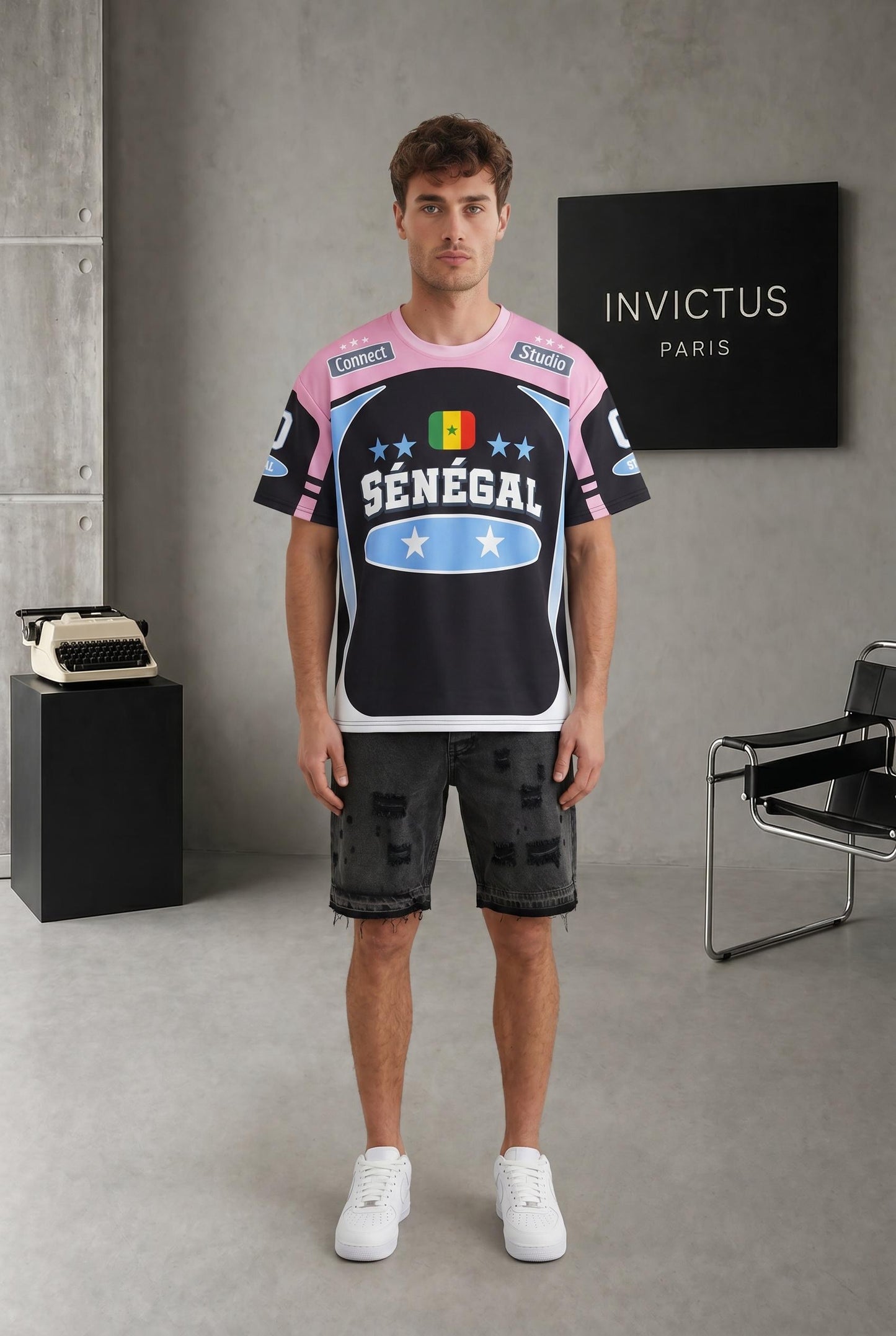 T-shirt Sénégal Les Lions de la Teranga – Maillot Streetwear Homme